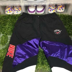 Supreme Nike Purple Warm Up Pants
